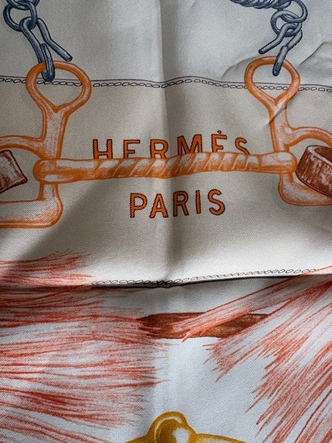 Zijden Carré 90 – Vintage Sjaal Hermes