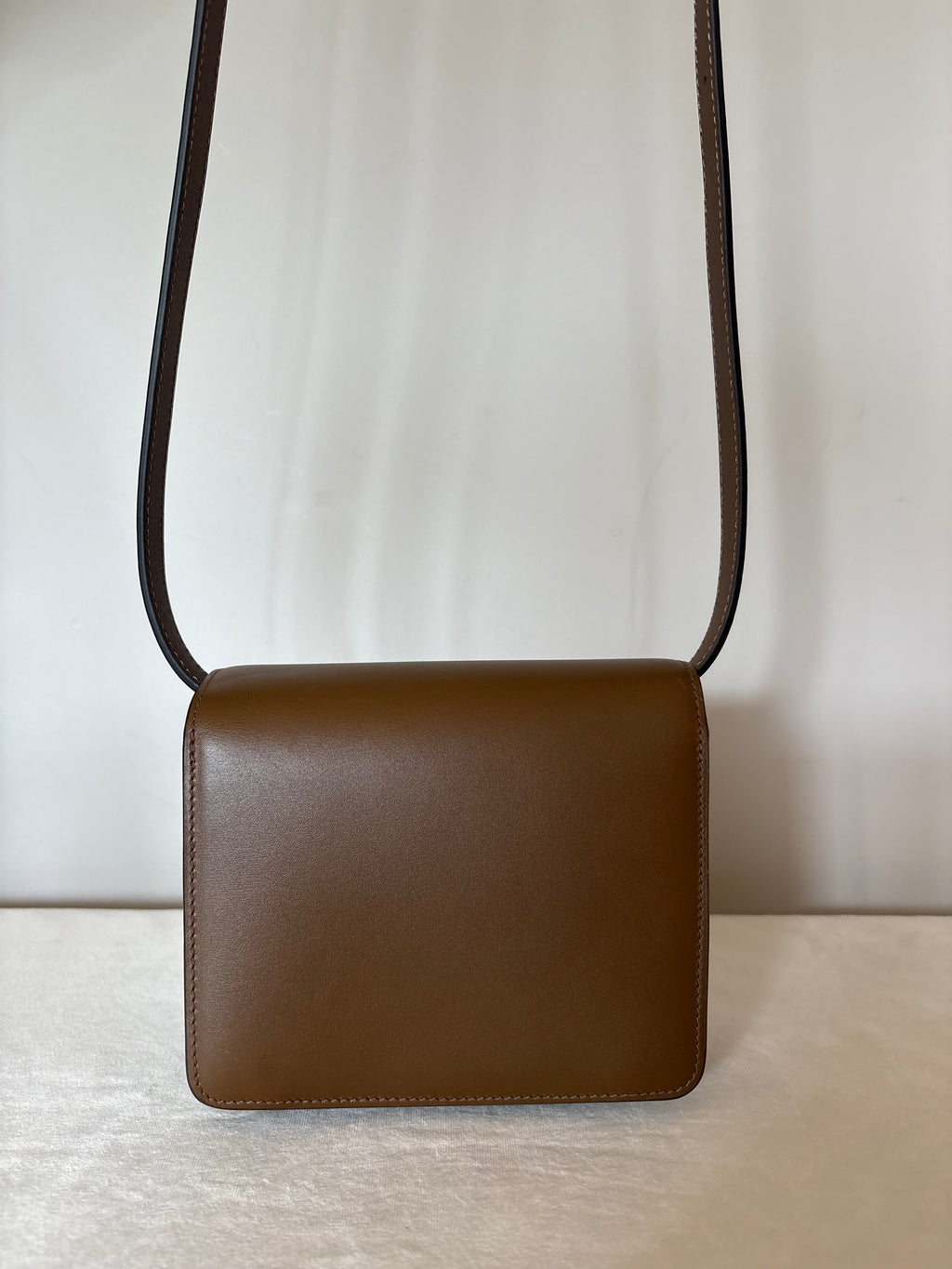 Celine Classic Box Small Leather Shoulder bag Brown