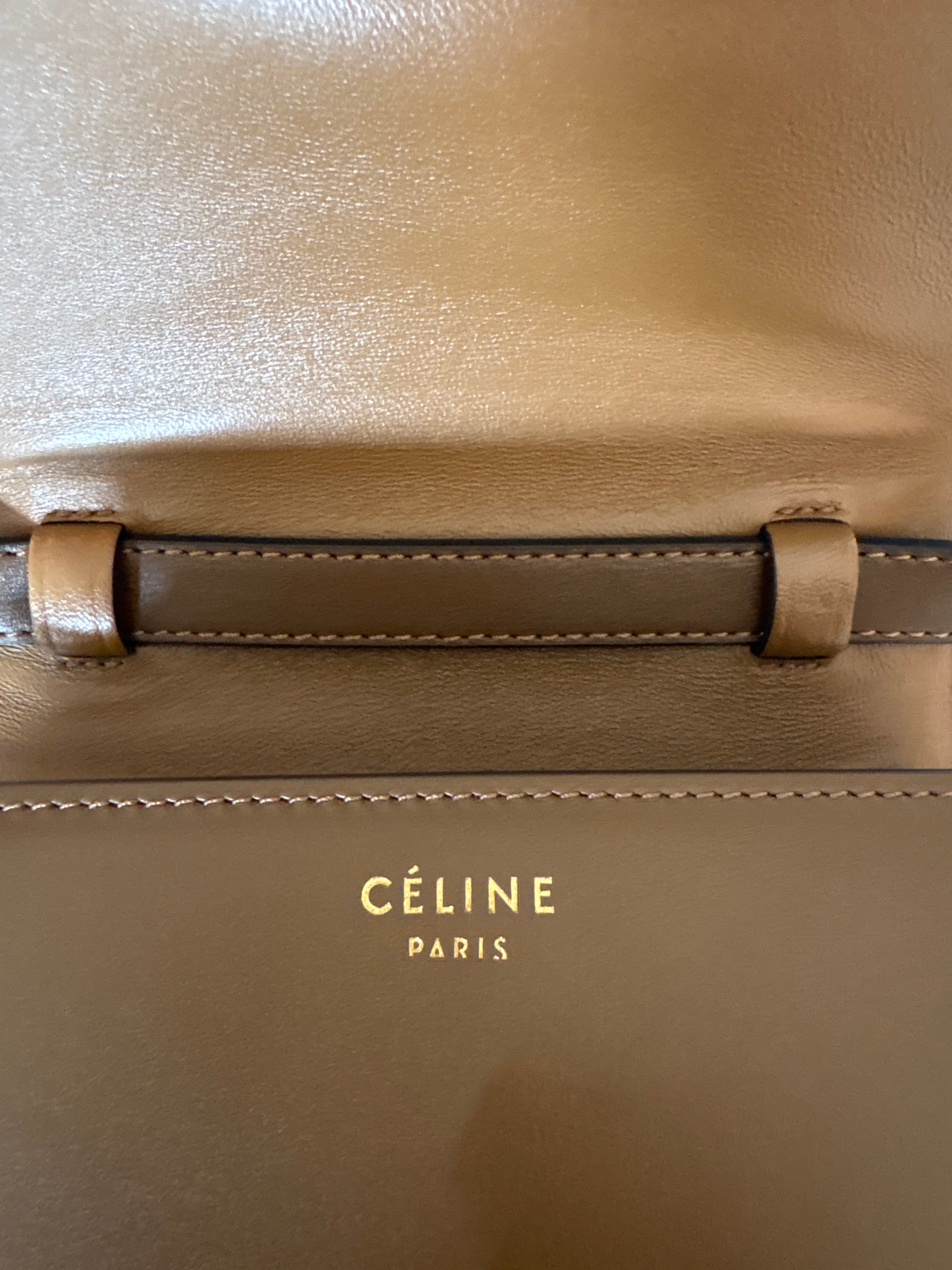 Celine Classic Box Small Leather Shoulder bag Brown