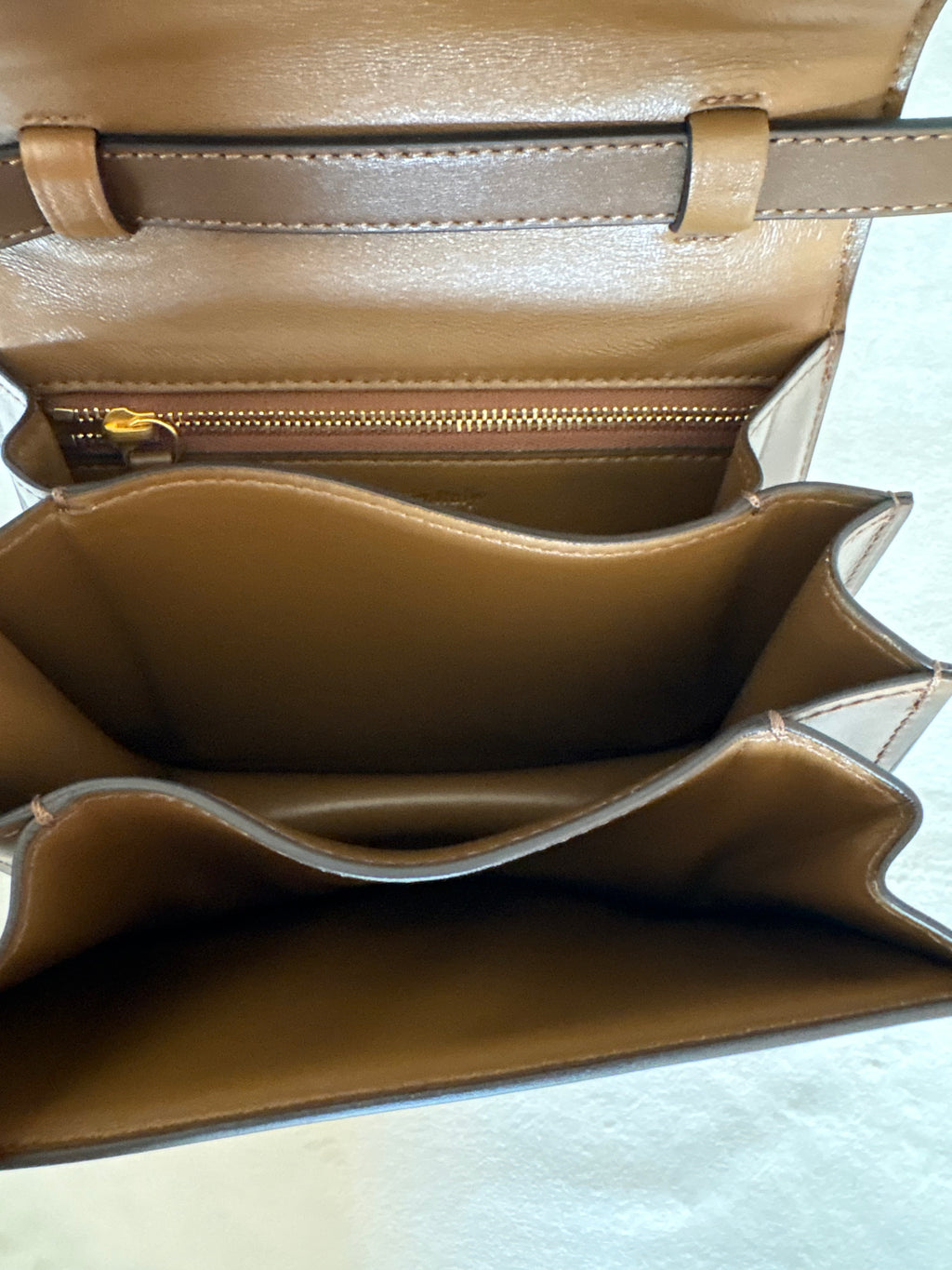 Celine Classic Box Small Leather Shoulder bag Brown