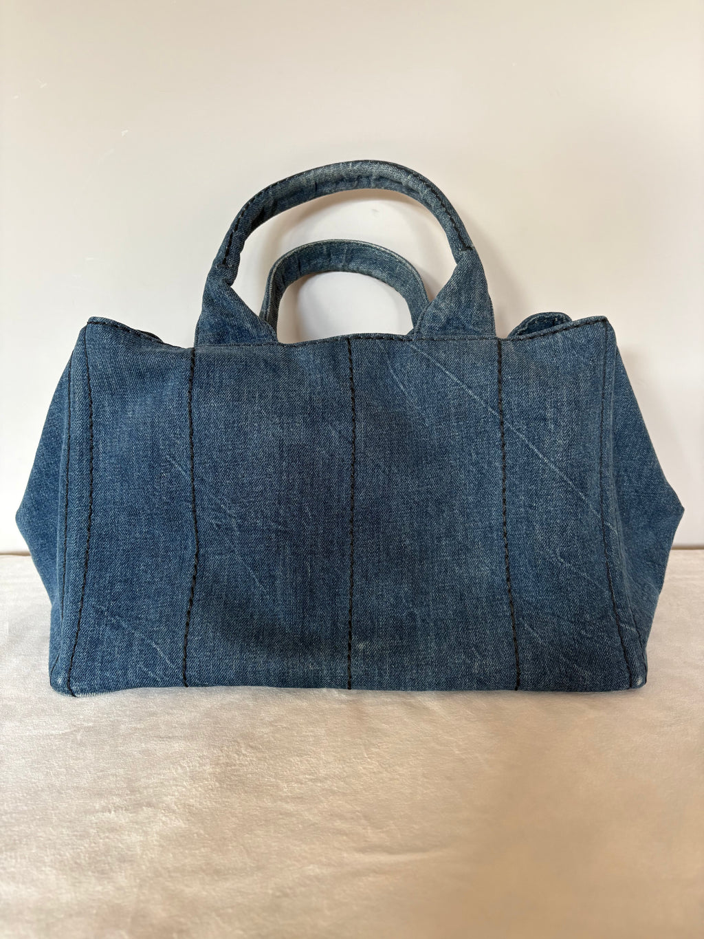 Prada Canapa denim bag