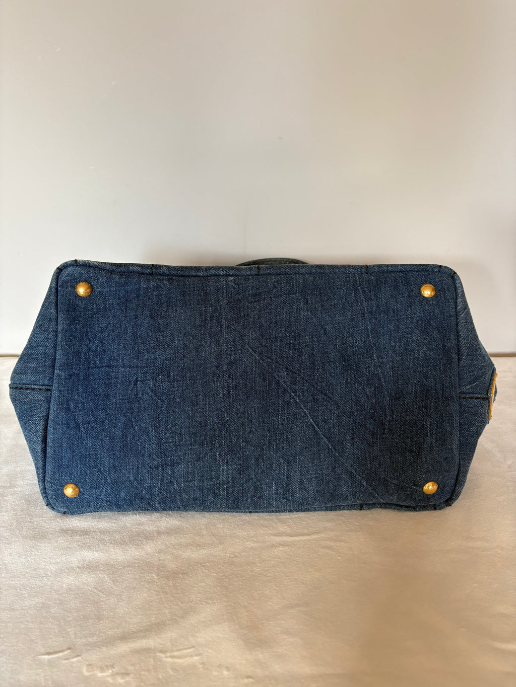 Prada Canapa denim bag