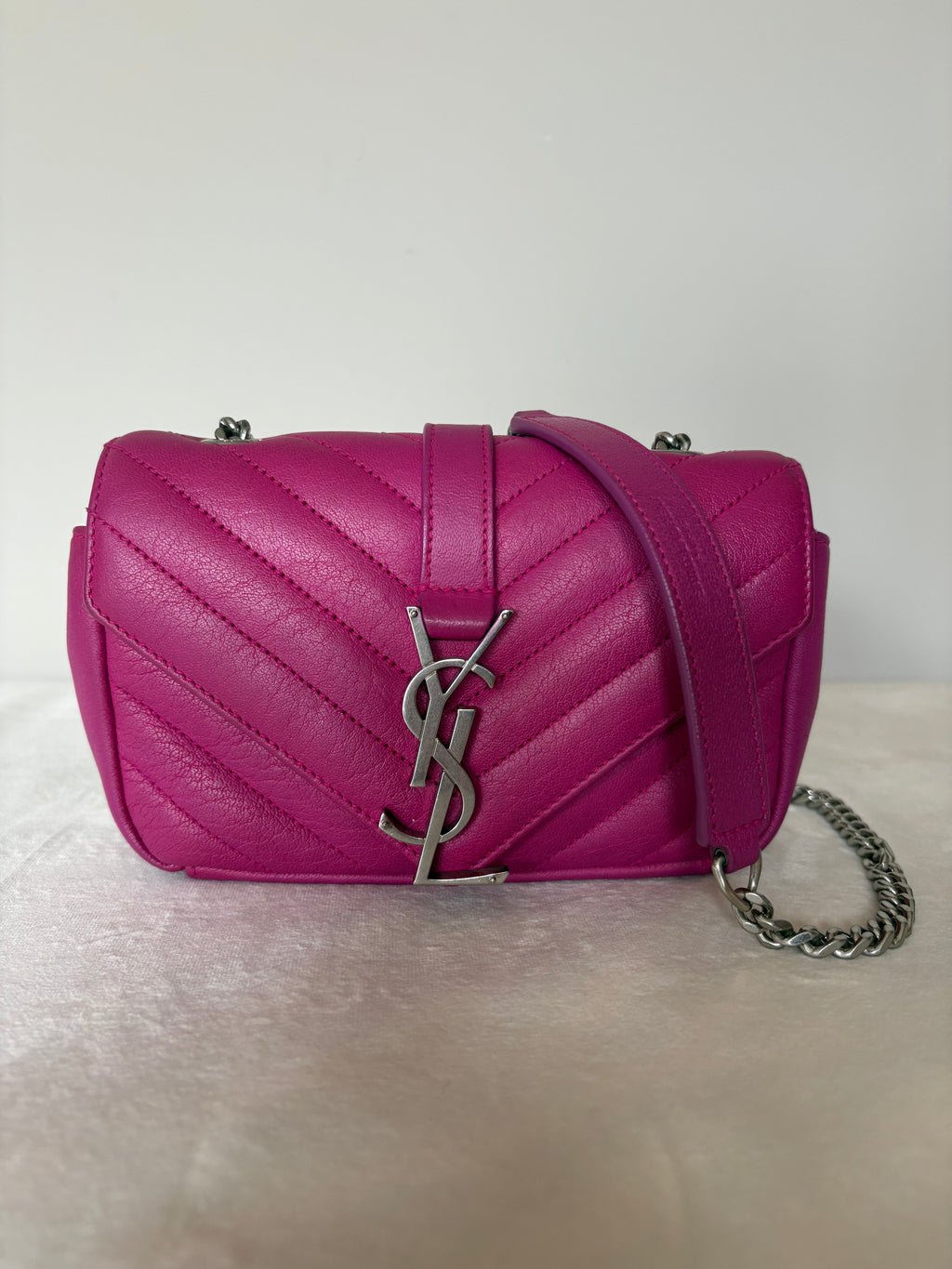 Yves Saint Laurent Baby Monogram crossbody chain bag