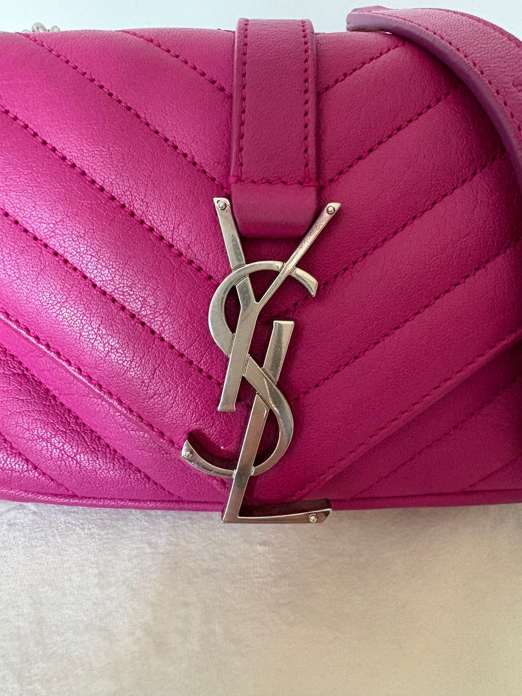 Yves Saint Laurent Baby Monogram crossbody chain bag