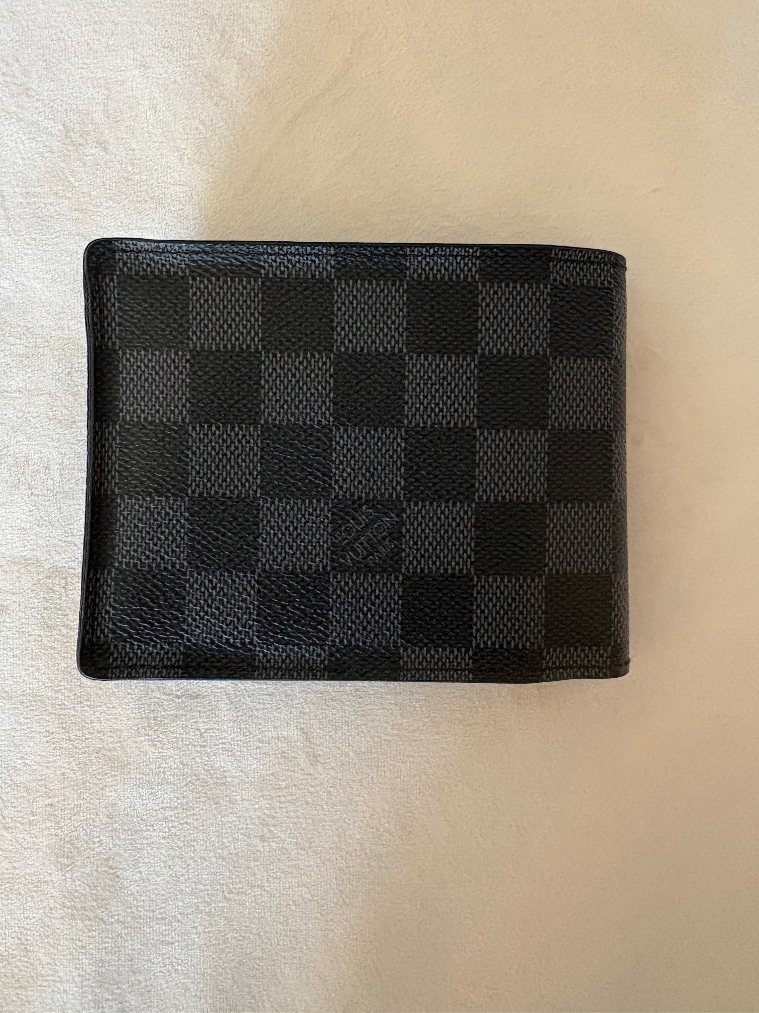 Louis Vuitton wallet Damier Graphite